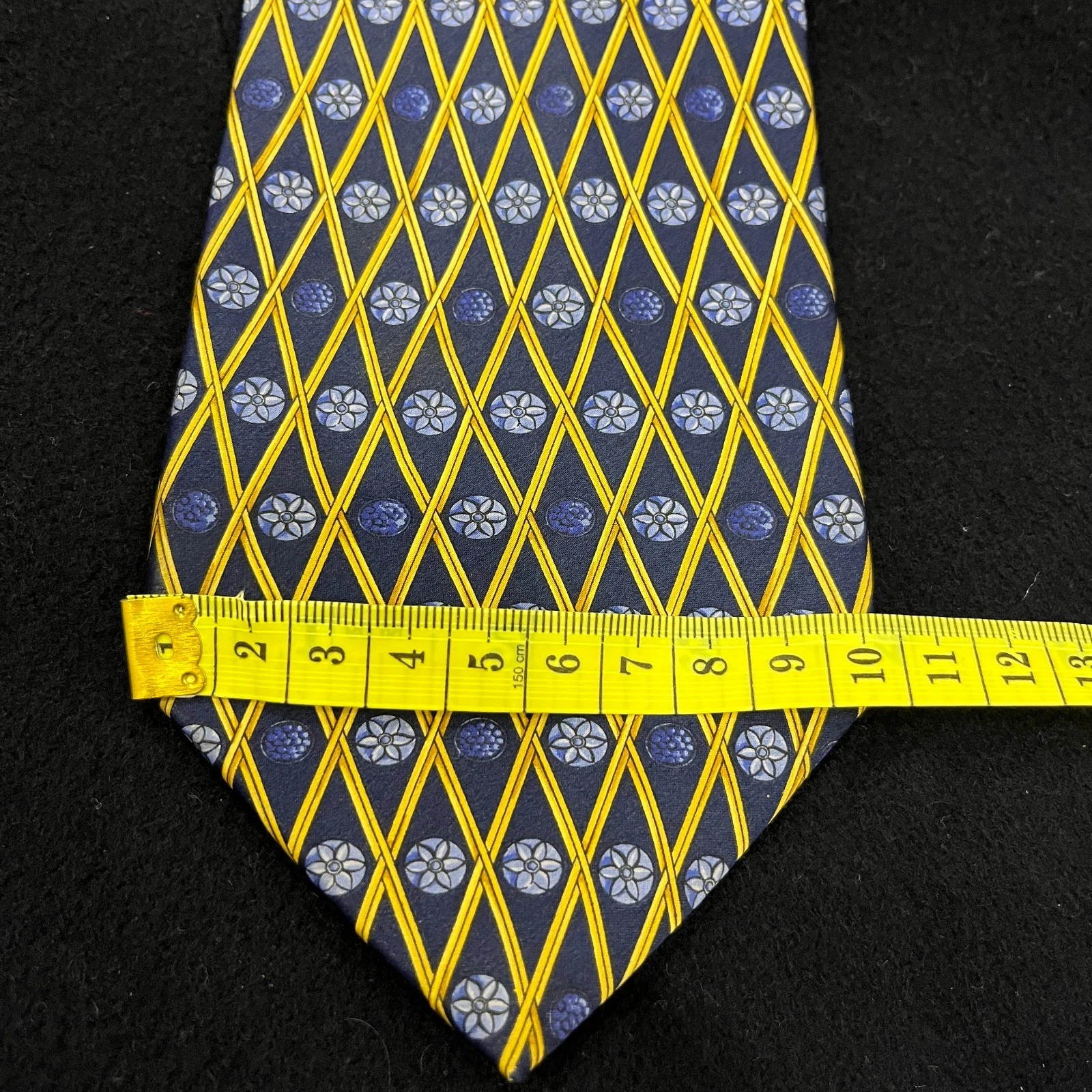 Vintage Lanvin Silk tie - 90's Lanvin Silk Tie Abstract Pattern image 3