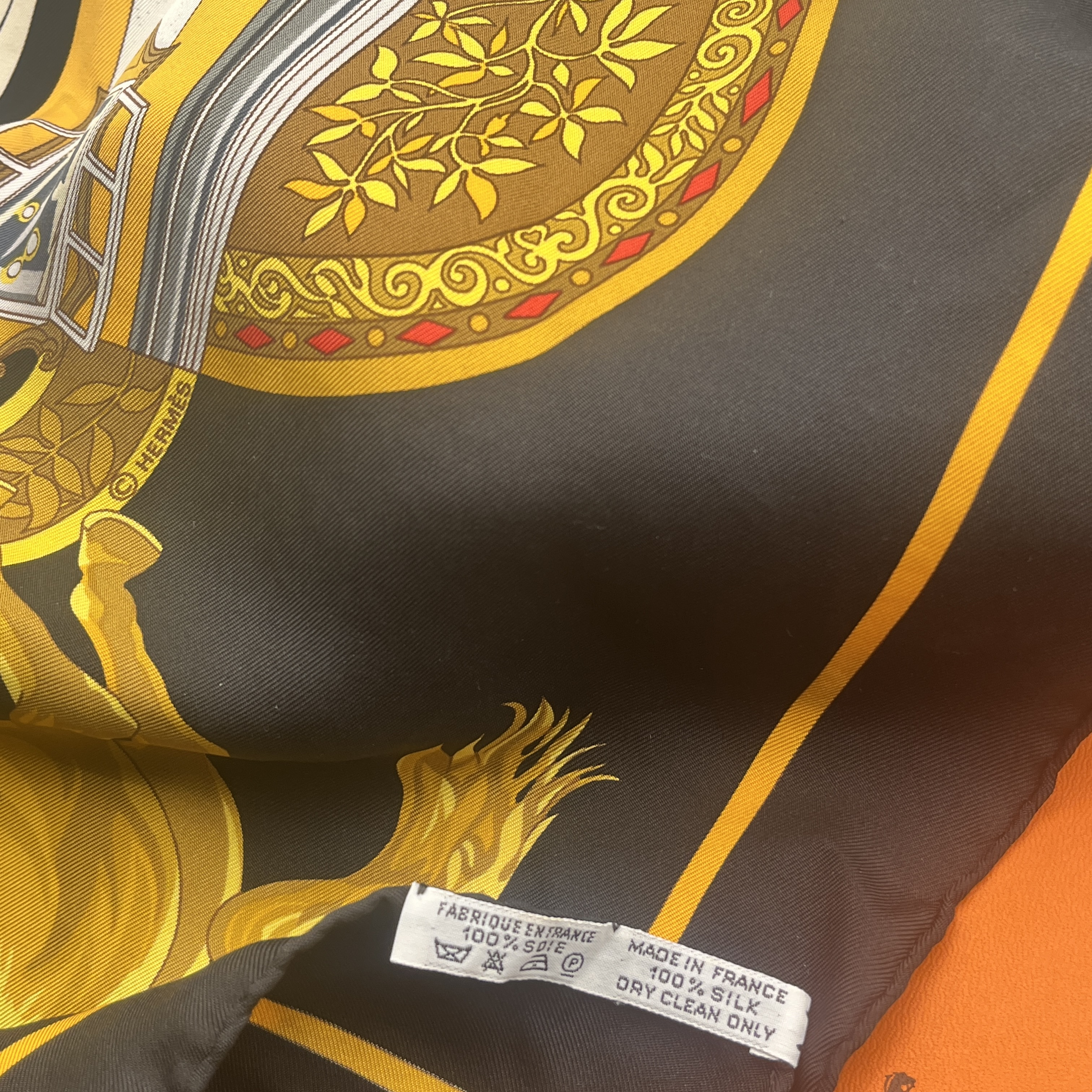 Vintage HERMES Silk scarf - Hermes Scarf Salzburg Symphonie 90cm Silk Carre by Loic DubIigeon image 16