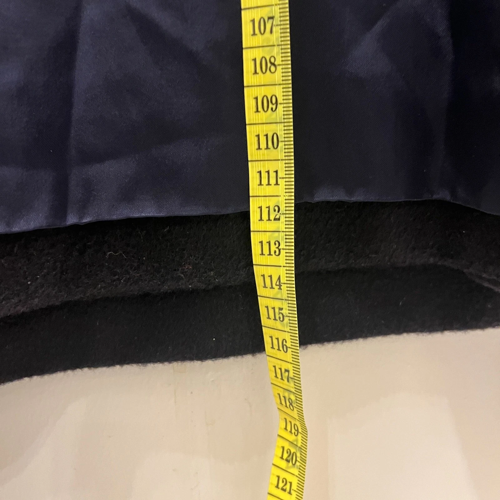 Vintage Made in Italy - Abla L'Uomo, Cagliari Cashmere jacket - 1993 Cashmere Dark Navy Overcoat with Raglan Sleeves and Belt FULL LENGTH image 12